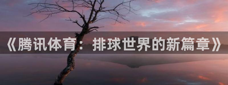 乐球吧jrs手机直播：《腾讯体育：排球世界的新篇章》