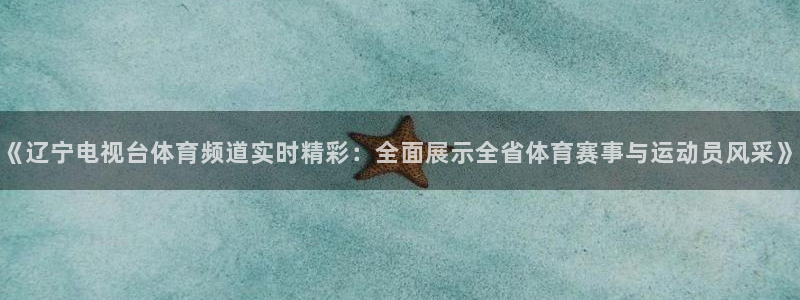 乐球体育直播免费在线观看：《辽宁电视台体育频道实时精彩：全面展示全省体育赛事与运动员风采》